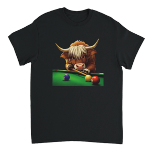 Scottish Highland Cow Pool T-Shirt